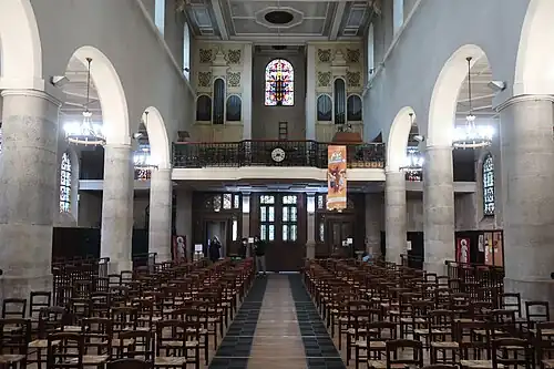The organ in the tribune