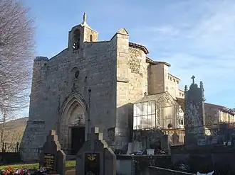 The church in Aubusson-d'Auvergne