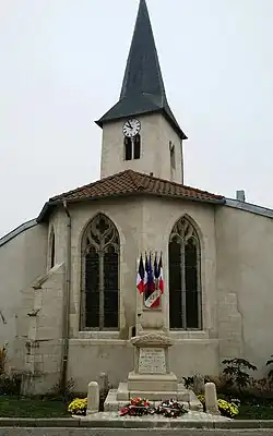 The church in Frolois