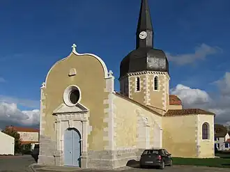 The church of Saint-Martin, in La Jonchère