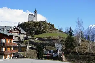 Le Châtelard, one of the hamlets in Montvalezan