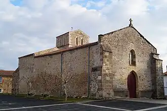 Church of Saint Radégonde in Marsais-Sainte-Radégonde