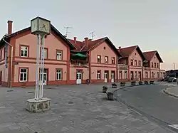The Bjelovar train station