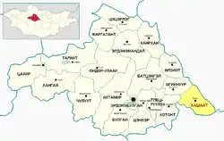 Khashaat District in Arkhangai Province