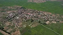 Air view of the village