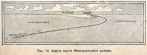 Florida Overseas Railroad map, 1915