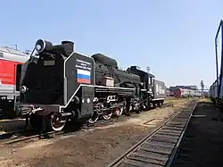 Russian D51-4 at Yuzhno-Sakhalinsk Railway Station Depot Sakhalin Island, Russia
