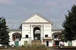 The main entrance to the recently revived Merchant Court, built in 1809–1814