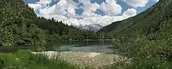 Lake Tretye Badukskoye in Karachayevsky District