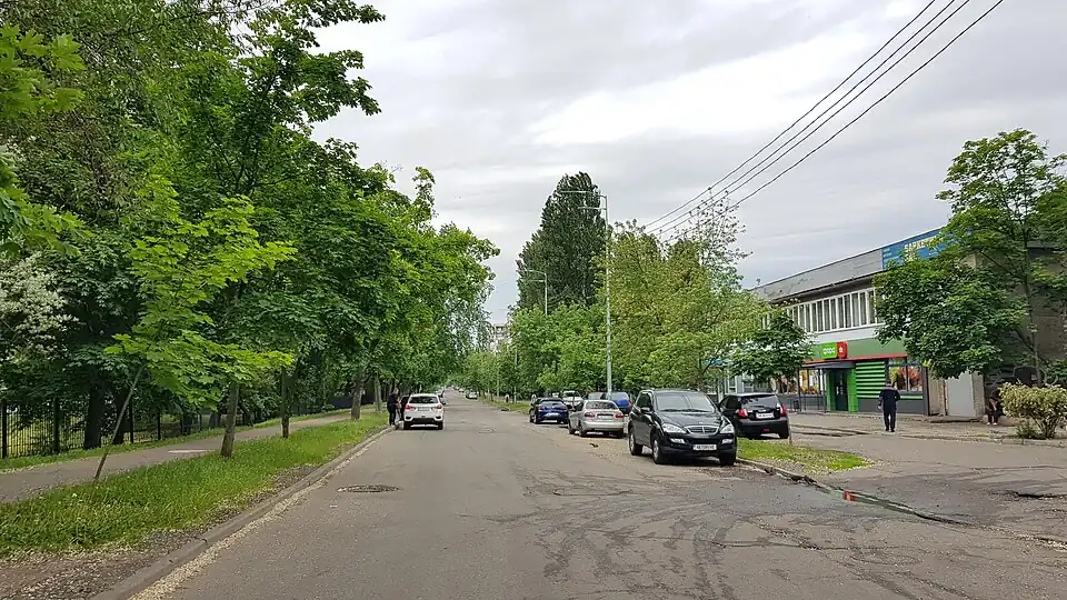 Fora store on Mykola Mateiuk Street in Kyiv in May 2022