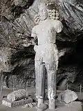 Colossal Statue of Shapur I, example of traditional statuary stone carving