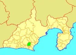 Location of Kikugawa