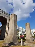Relocated Dongnimmun and Plinths of Yeongeunmun Gate in Seodaemun Independence Park
