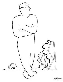 Adolf Hoffmeister, Josef Čapek, 1924