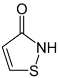 Skeletal formula of isothiazolinone