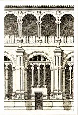 Cloister of the Convento in 1888 by Constantin Uhde.