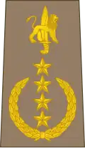 Général de corps d'armée (Congolese Ground Forces)[5]