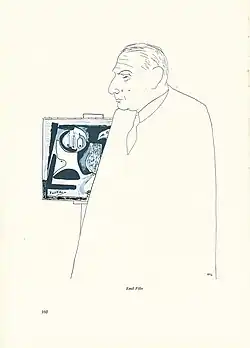 Adolf Hoffmeister, Emil Filla, 1934