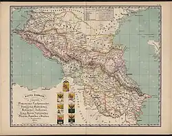 Map of the Shemakha Governorate (1846–1859)