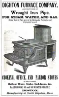 Advertisement for Dighton Furnace Co., 1868