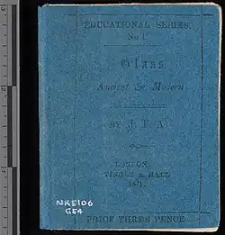 Colour photograph of cover of Glass: Ancient & Modern