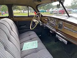 1949 Hudson Commodore sedan interior