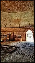 View from inside a brick kiln