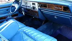 1978 Continental Town Coupe interior