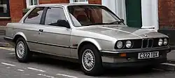 1986-1987 BMW E30/2. In 1986, the E30 received an aerodynamically improved front bumper that extends further downward.