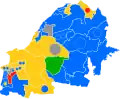 1991 results map