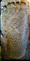 1st century Gandhara Buddha footprint