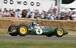 The Lotus 33 being demonstrated at the 2006 Goodwood Festival of Speed.
