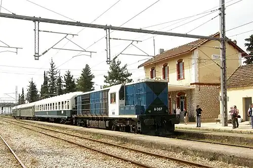 Kato Tithorea's train station before it was renovated