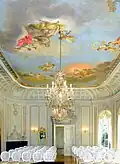 Ballroom with ceiling painting Life of Psyche by AF Oeser, completed in 1779