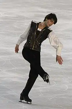Stéphane Lambiel at the 2010 European Championships