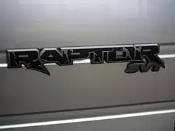 SVT Raptor badging