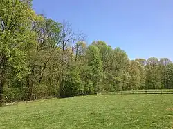 Main trailhead at Clayton Park