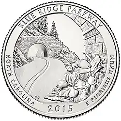 Blue Ridge Parkway quarter