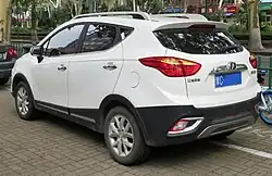 JAC S3 rear (pre-facelift)