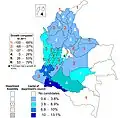 2015 Regional and municipal authorities election results obtained by the MIRA Party