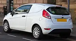Ford Fiesta Base 3-door van (UK; facelift)