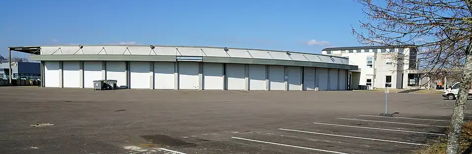 General view of the head office and technical facilities of the Communauté de Communes du pays de Lure.