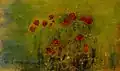Poppies, oil on panel, 11 × 18 cm (4.3 × 7.1 in)