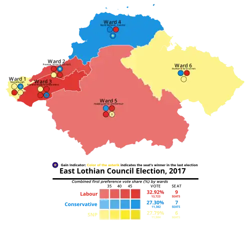 2017 results map