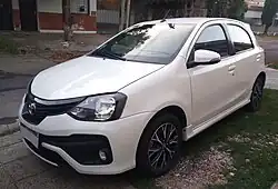 2018 Toyota Etios 1.5 XLS (facelift, Argentina)