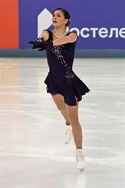 Stanislava Konstantinova at the 2019 Russian Championships