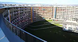 Vortex building, student residence on the campus