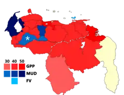Results by state.