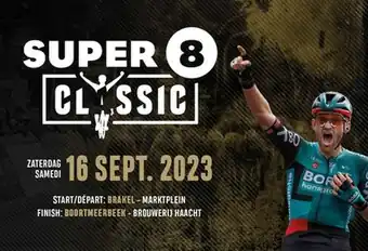 Event poster with previous winner Jordi Meeus