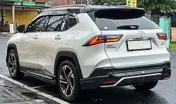 Rear view with GR Parts